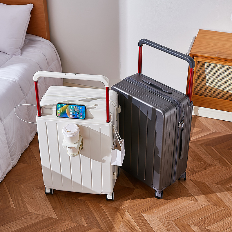 Spinner Wheel Rolling Suitcase 20 Inch - Walizka podróżna z szerokim uchwytem, 20/24/26