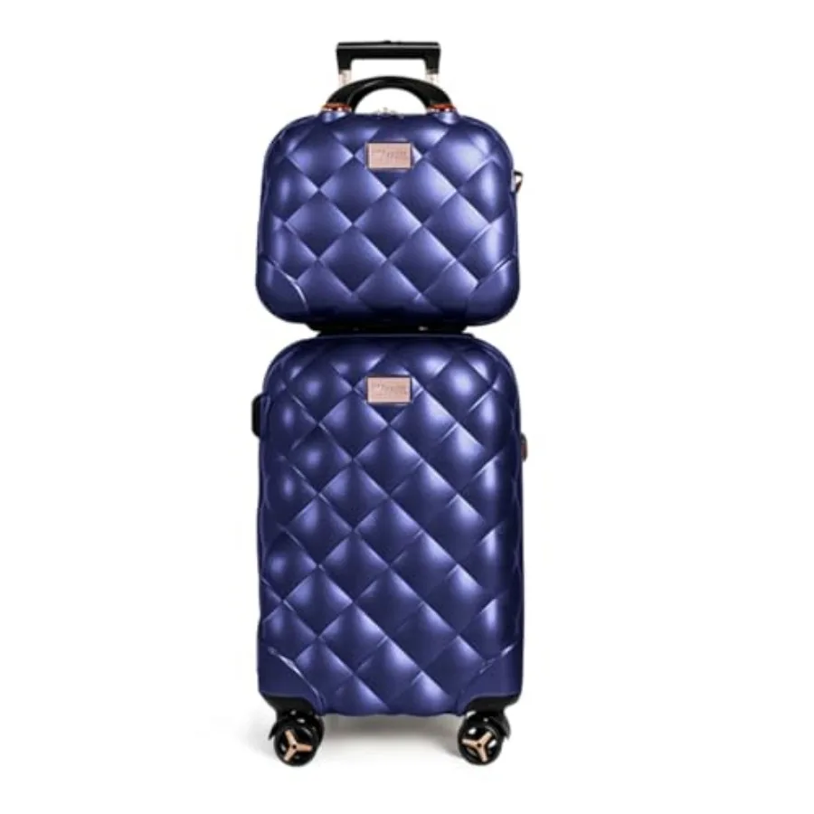 Expandable Hard Shell Luggage Set - Dwuczęściowy zestaw: walizka podręczna o wymiarach