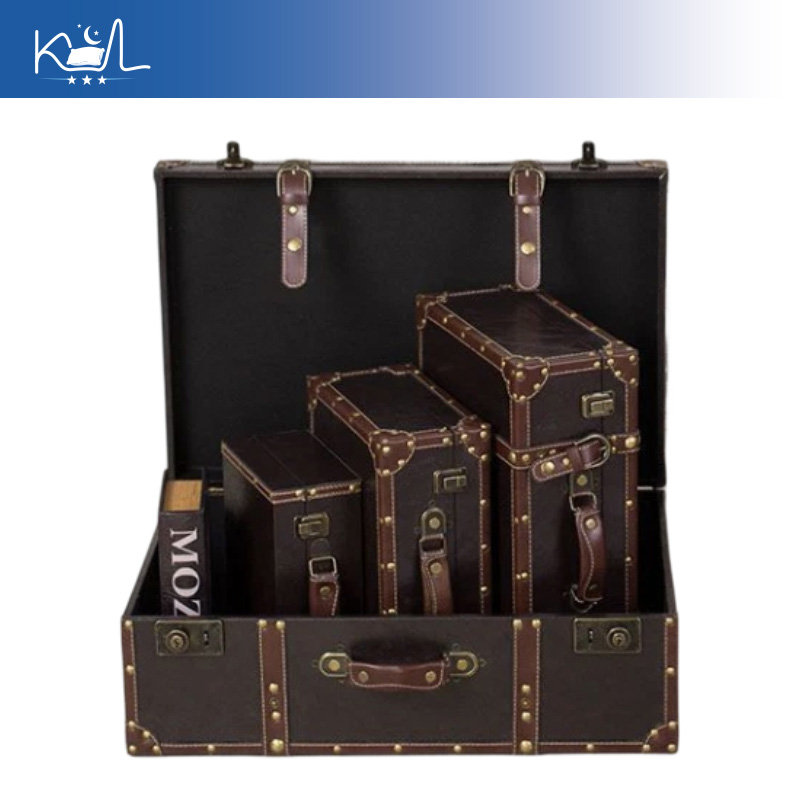 Dekoracyjna skrzynia w stylu v – Retro Vintage Trunk Suitcase recenzja i cena