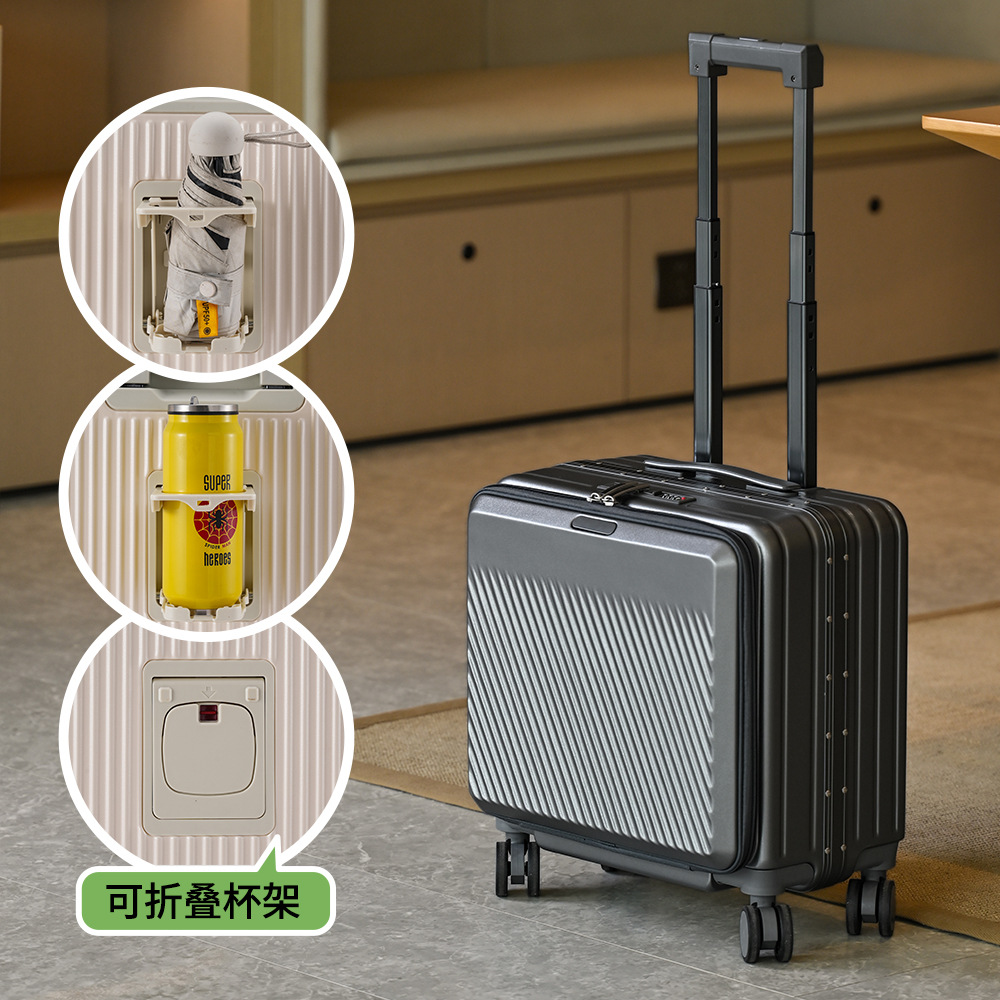 Walizka kabinowa z aluminiową  – Aluminum Frame Carry On Luggage recenzja i cena