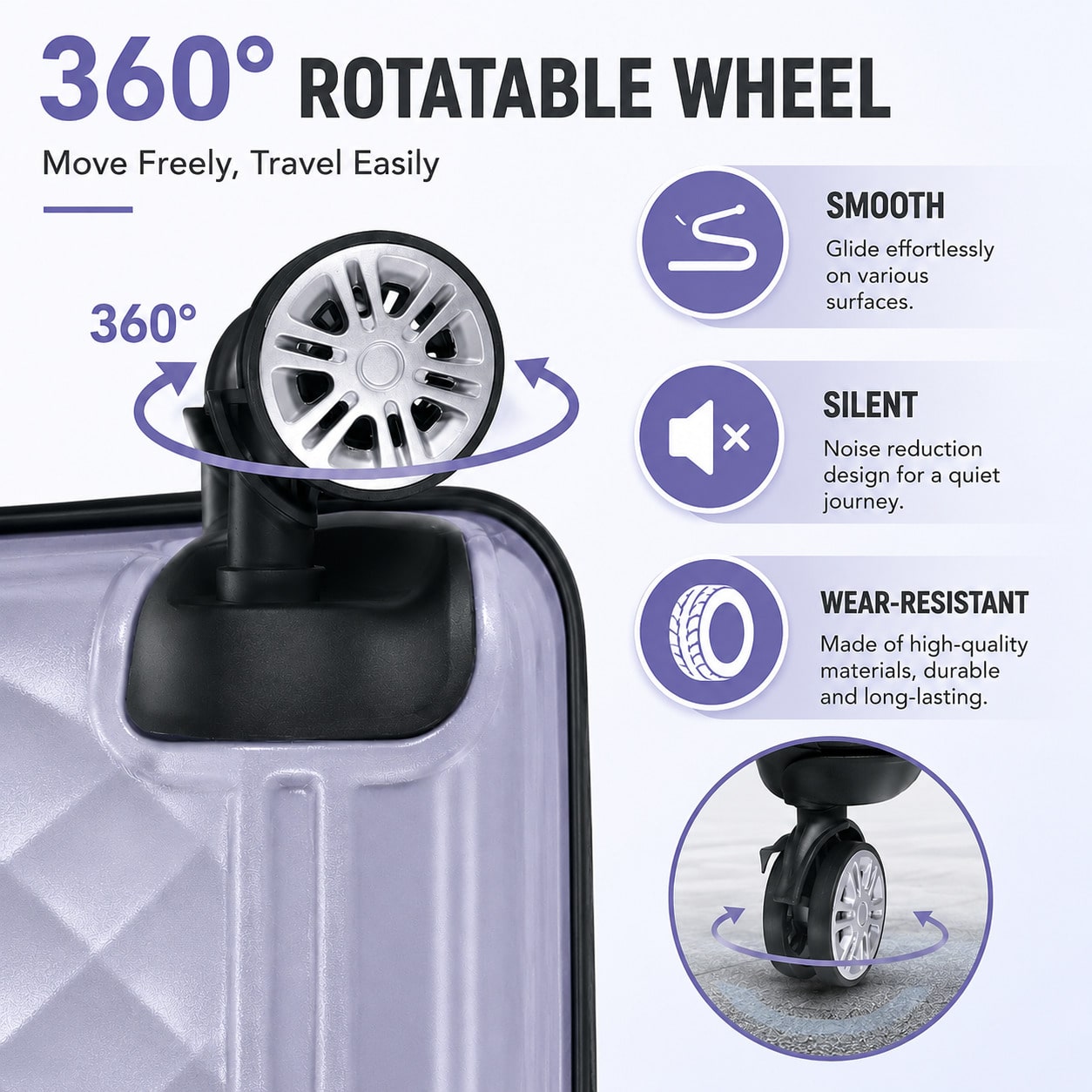 Zestaw 2 walizek do podróży, 2 – Cabin Size Lightweight Travel Trolley recenzja i cena