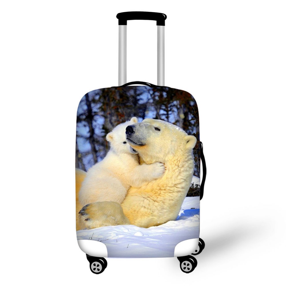 Zwierząt niedźwiedź polarny ba – Waterproof Suitcase Cover Protector recenzja i cena