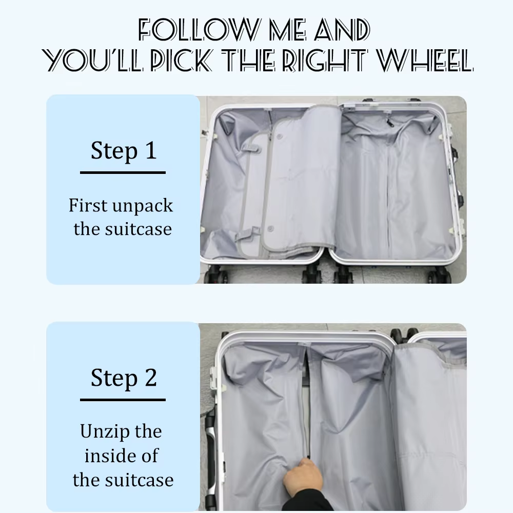 Koła zamienne do walizki Samso – Silent Replacement Luggage Wheels recenzja i cena