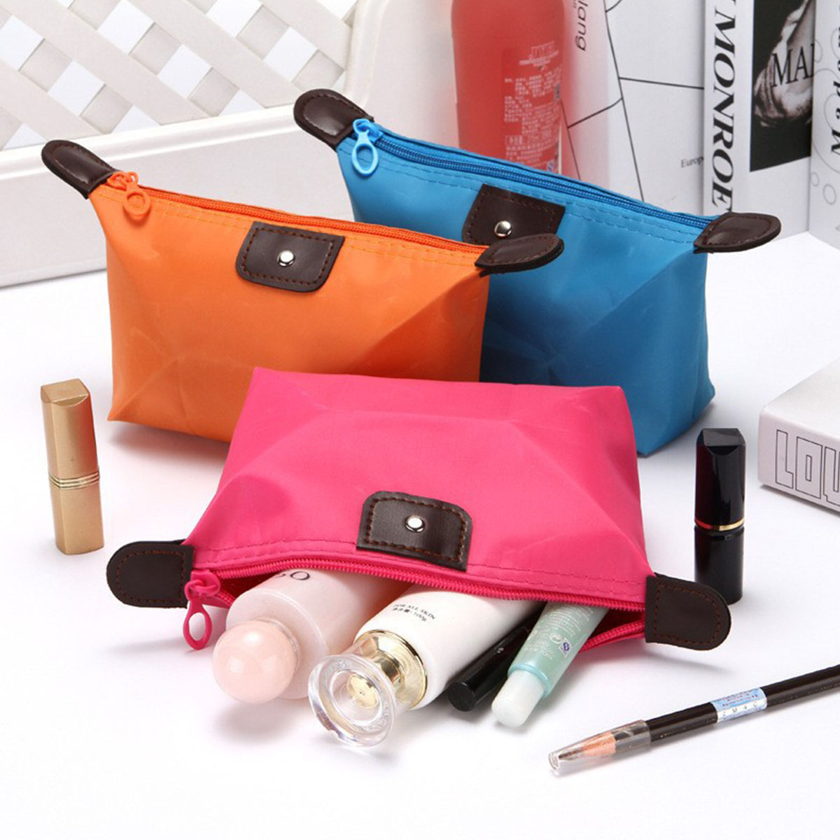 Damska składana kosmetyczka po – Cosmetic Bags recenzja i cena
