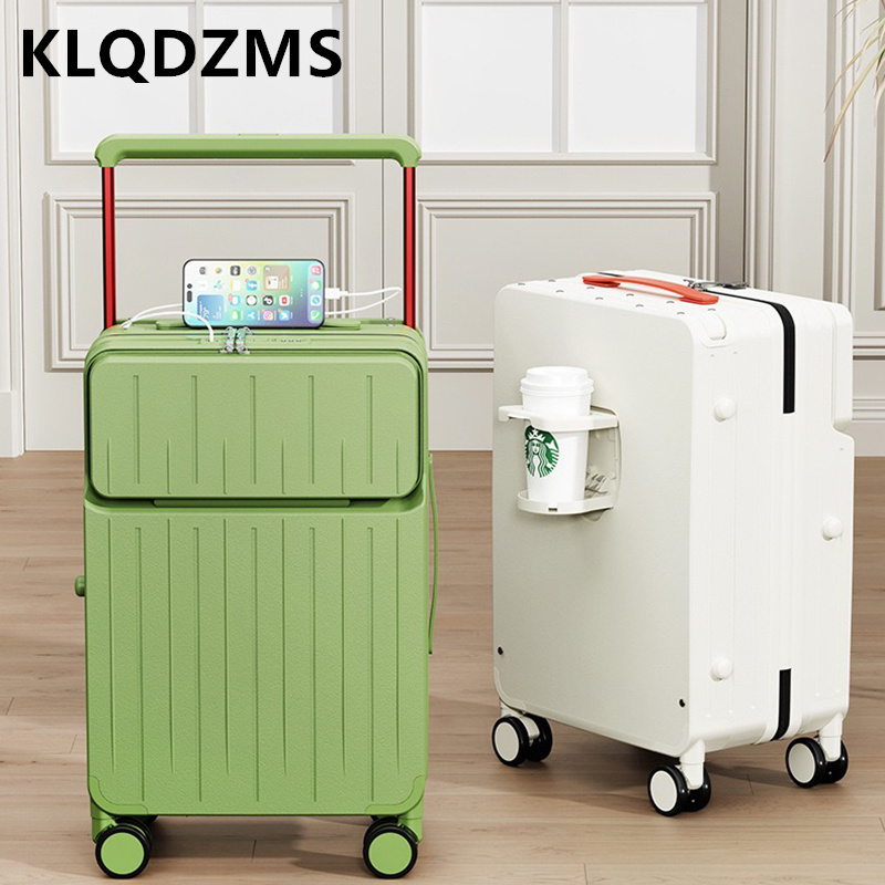 KLQDZMS 24-calowa walizka z pr – Front Opening Laptop Luggage 24 Inch recenzja i cena