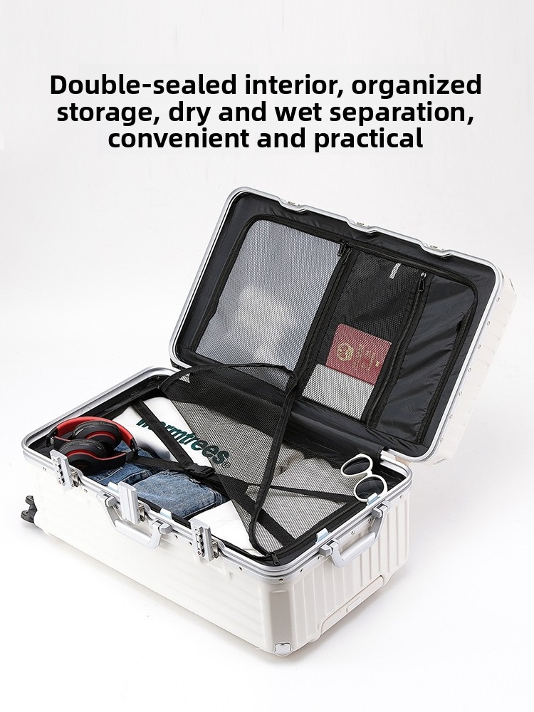 Walizka podróżna z aluminiową  – Aluminum Frame Carry On Luggage recenzja i cena