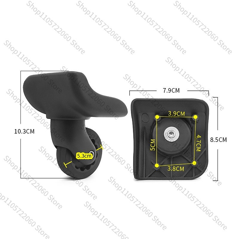 Dla BW042 #   Zamiennik kółka  – Silent Replacement Luggage Wheels recenzja i cena
