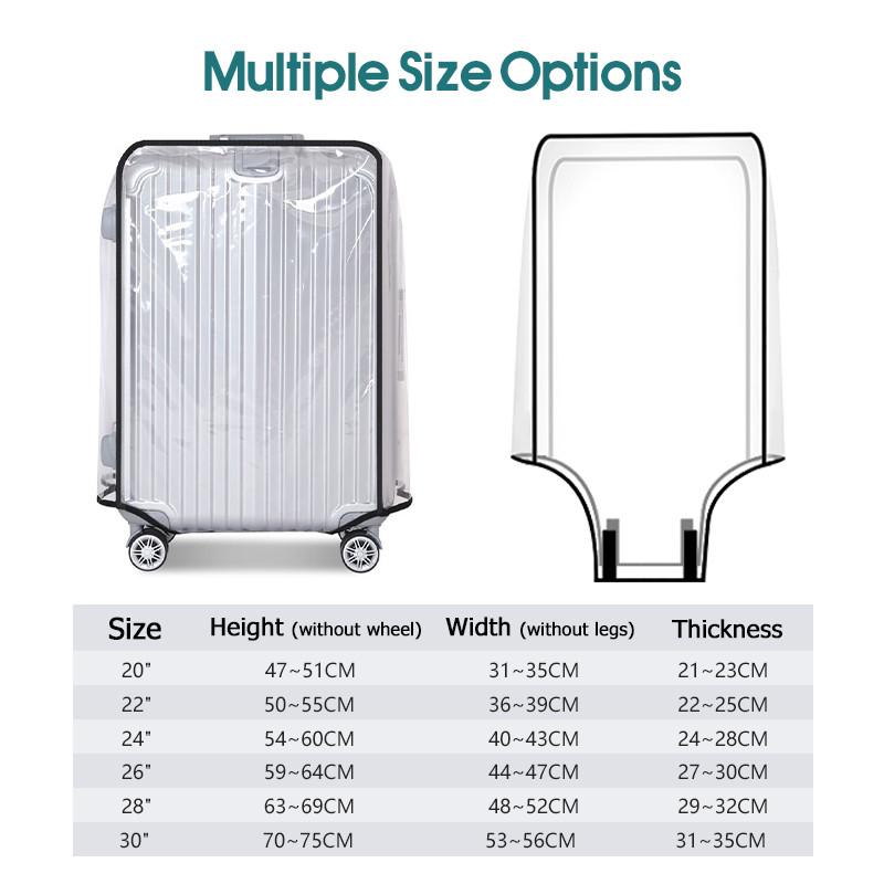 Gorąca Wyprzedaż Przezroczysty – Luggage Protective Cover Transparent recenzja i cena