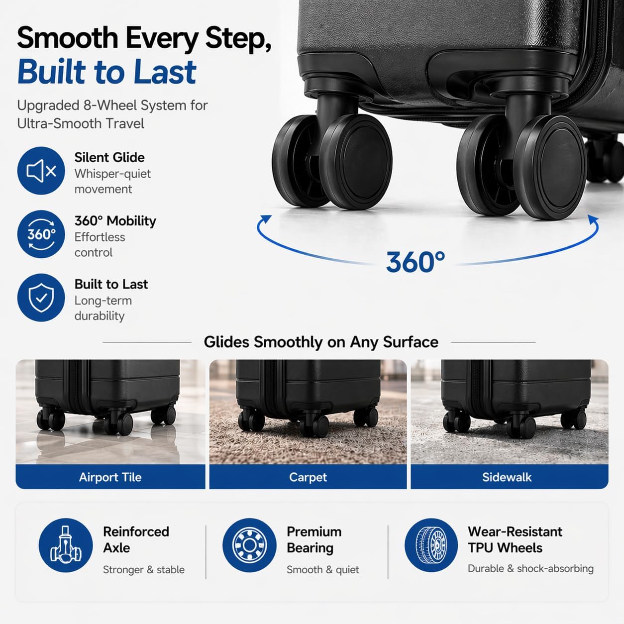 Zestaw rozszerzalnych, wytrzym – Expandable Hard Shell Luggage Set recenzja i cena