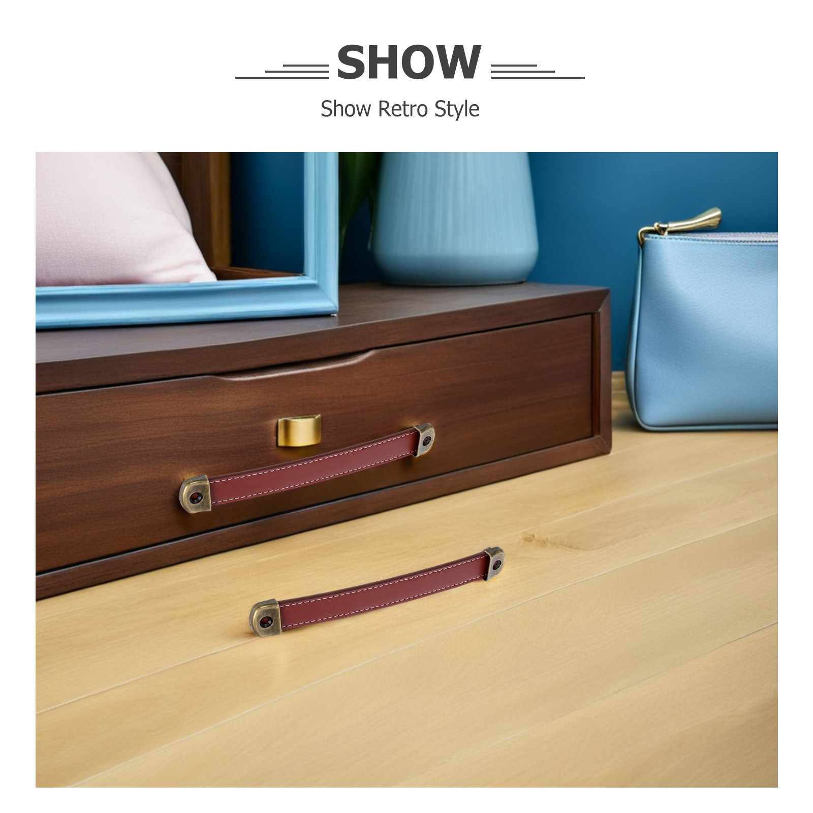 2 szt. Retro uchwyty do szafek – Retro Vintage Trunk Suitcase recenzja i cena