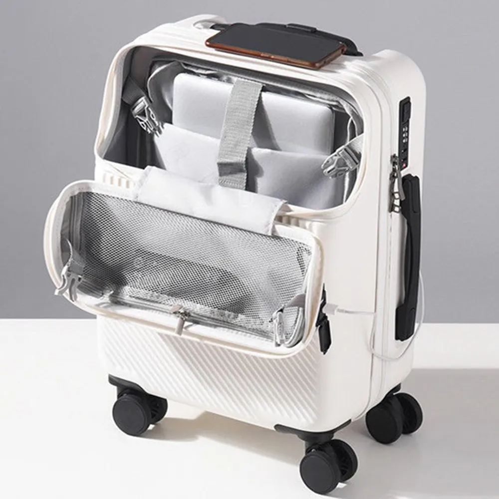 Walizka na kółkach z otwartą p – Front Opening Laptop Luggage 24 Inch recenzja i cena