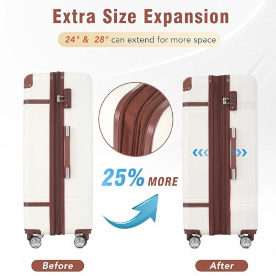 Zestawy walizek do podróży: tw – Expandable Hard Shell Luggage Set recenzja i cena