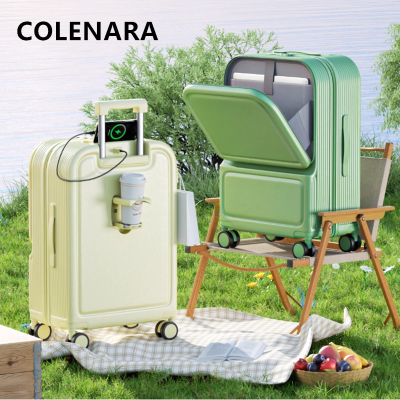 Walizka COLENARA ABS+PC z otwi – Front Opening Laptop Luggage 24 Inch recenzja i cena