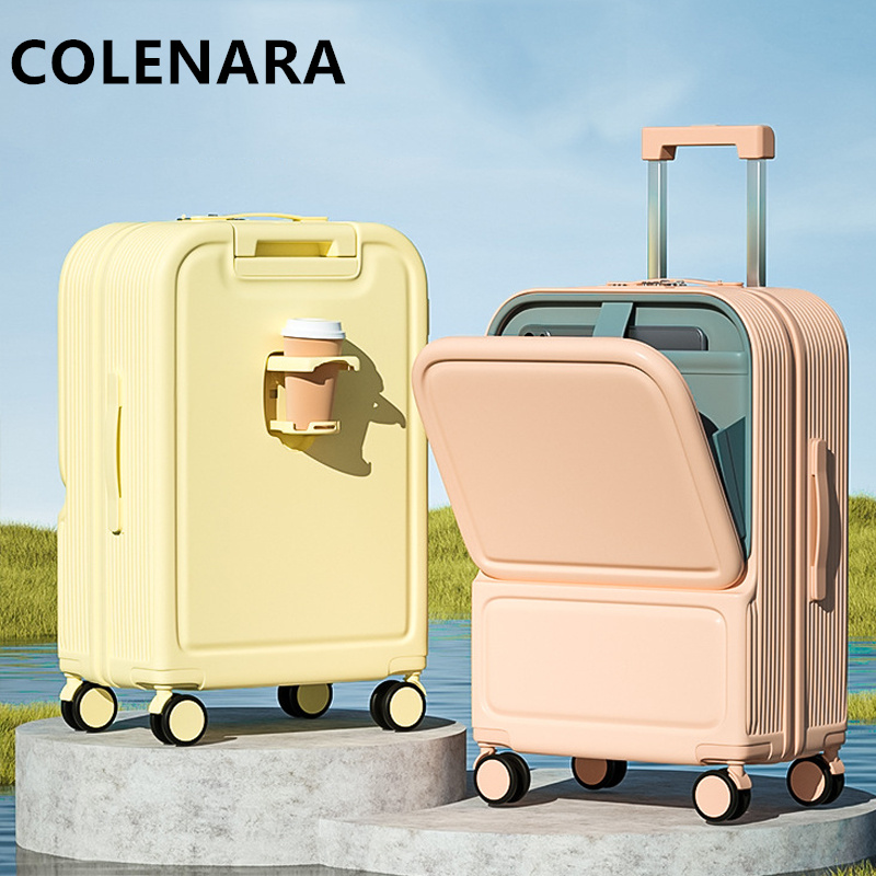 Walizka COLENARA ABS+PC z otwi – Front Opening Laptop Luggage 24 Inch recenzja i cena