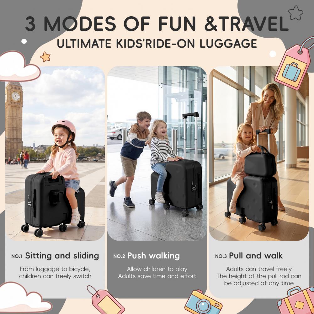 Zabawny skuter dla dzieci, 20  – Kids Ride On Suitcase Scooter recenzja i cena